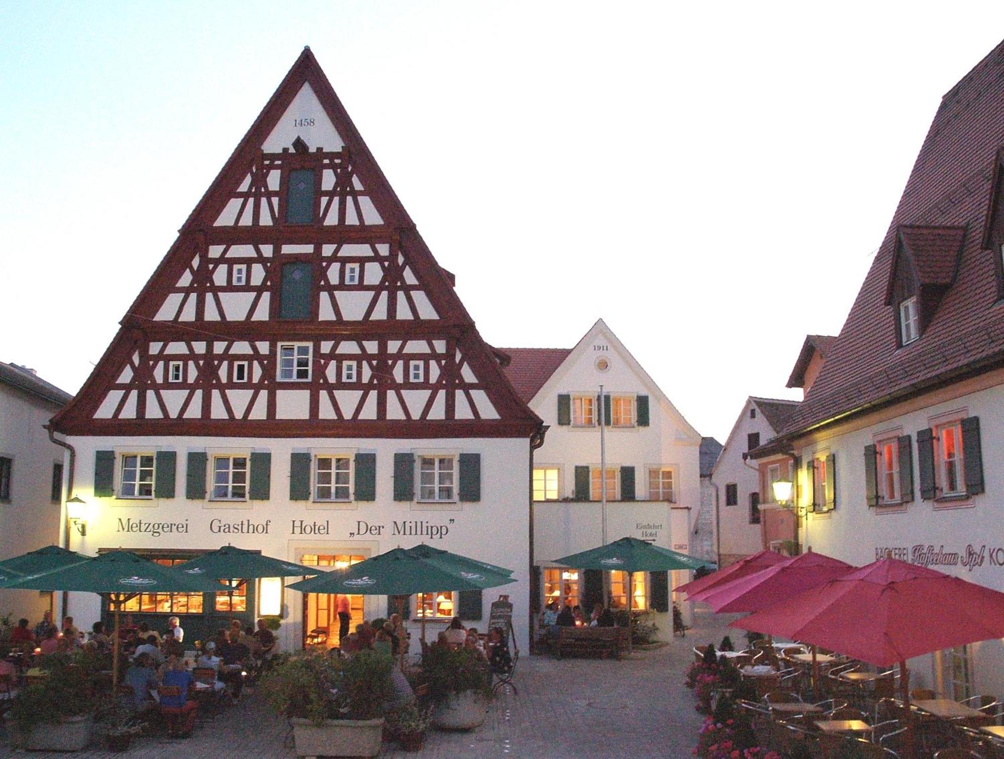 Metzgerei Gasthof Romantik Hotel Der Millipp Beilngries Exteriör bild